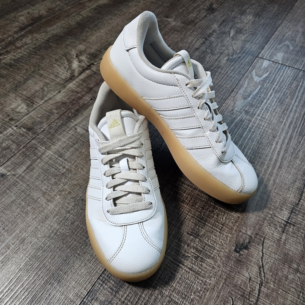 Adidas - White and Tan Sneakers for Men